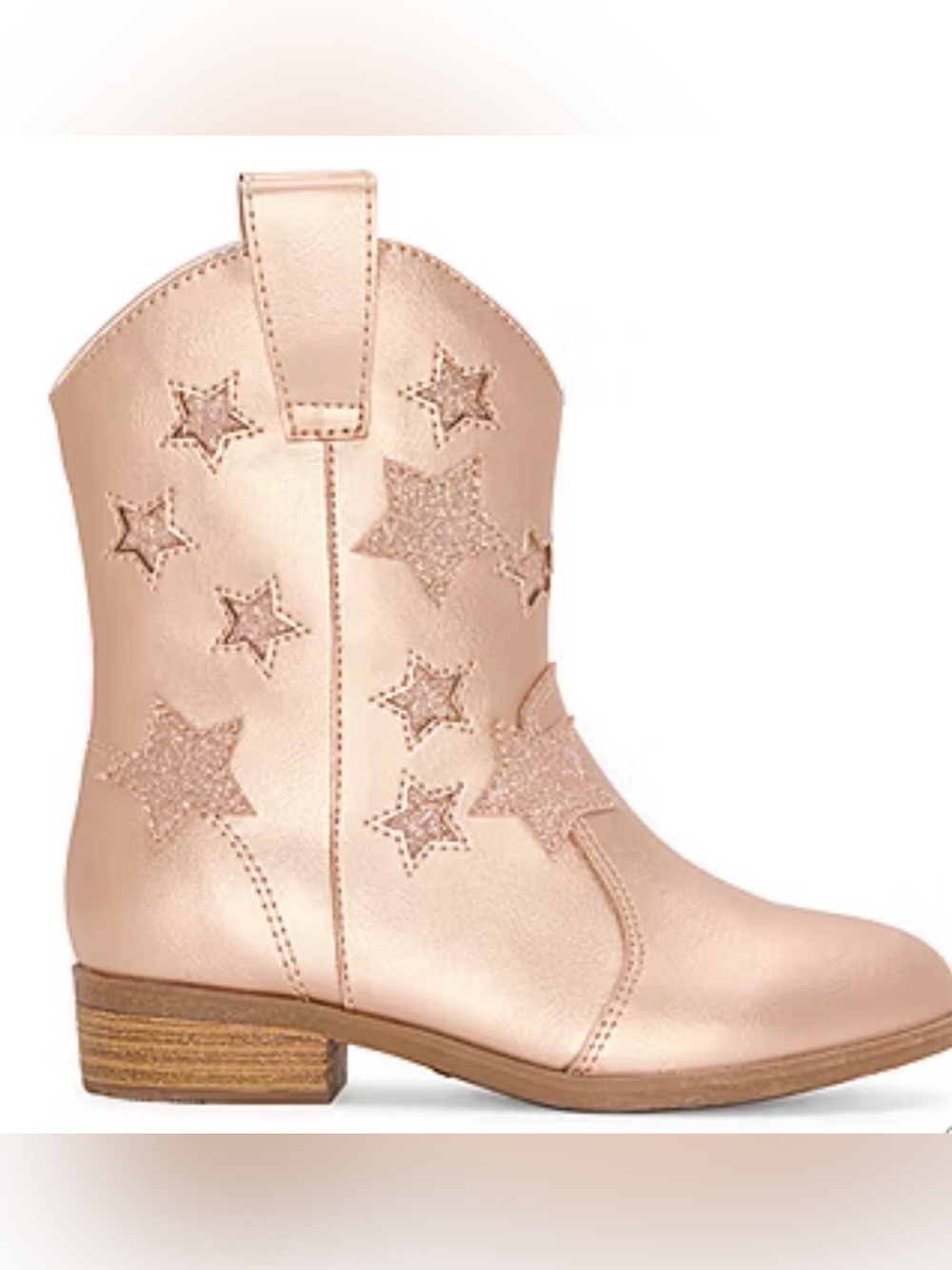 Thereabouts Big Kid Girls Sienna Flat Heel Cowboy Boots